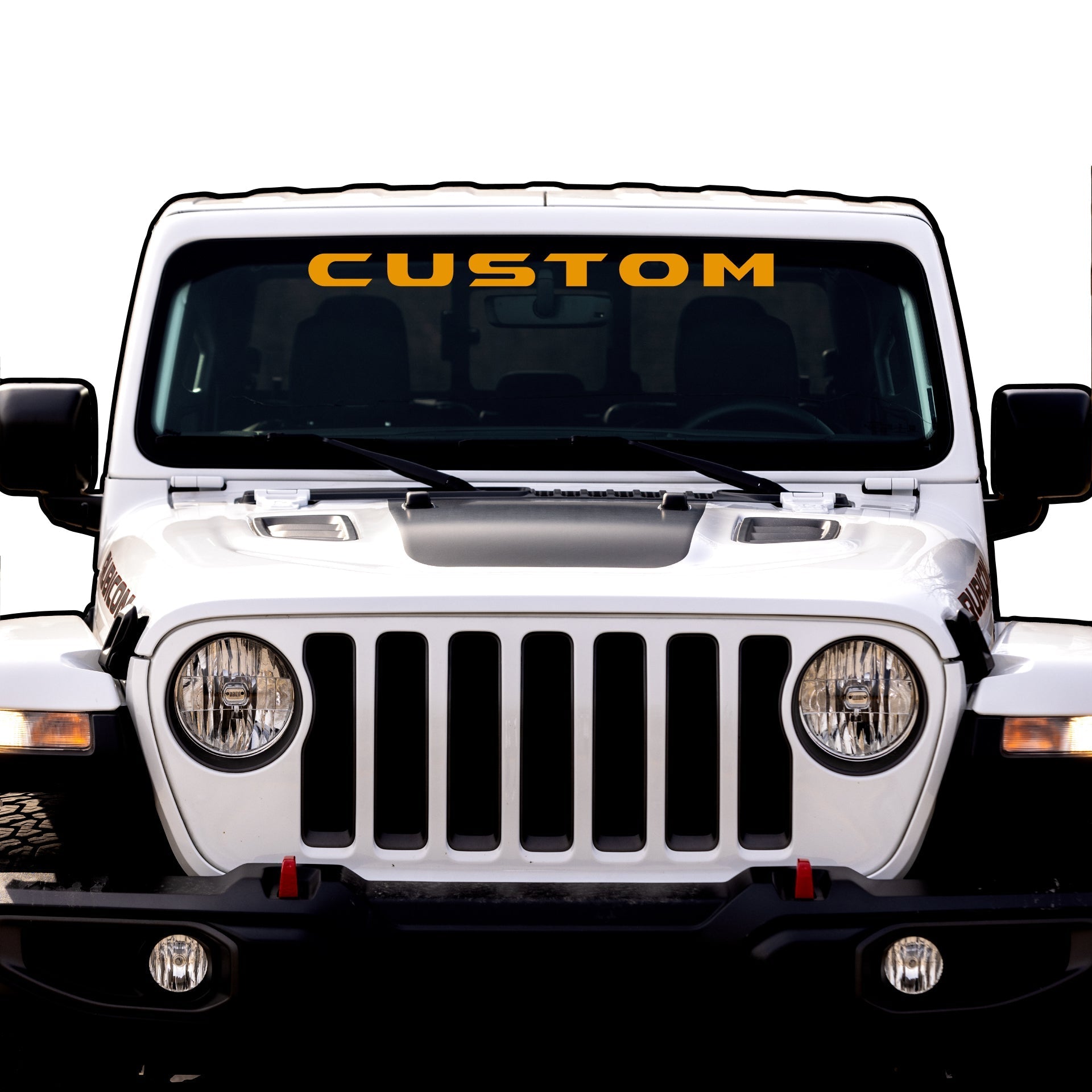 Windshield Lettering