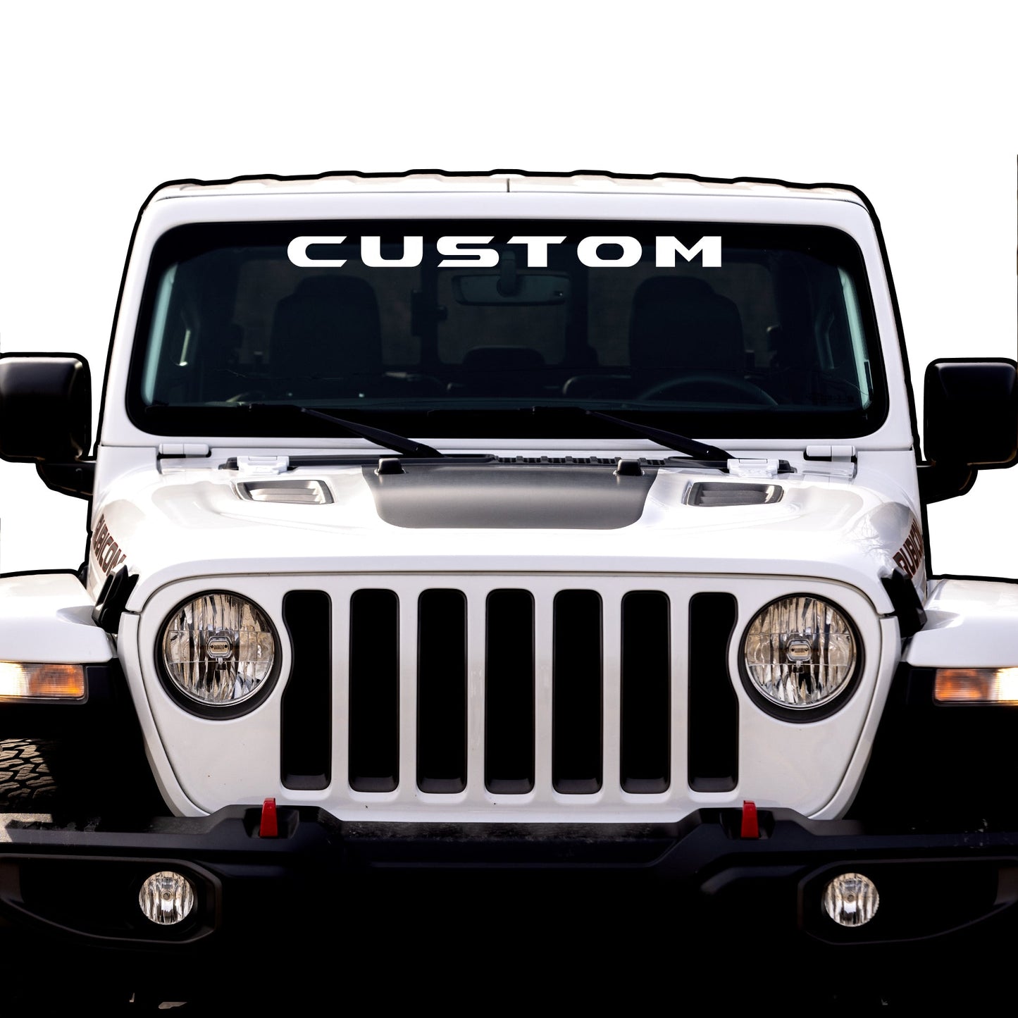 Windshield Lettering