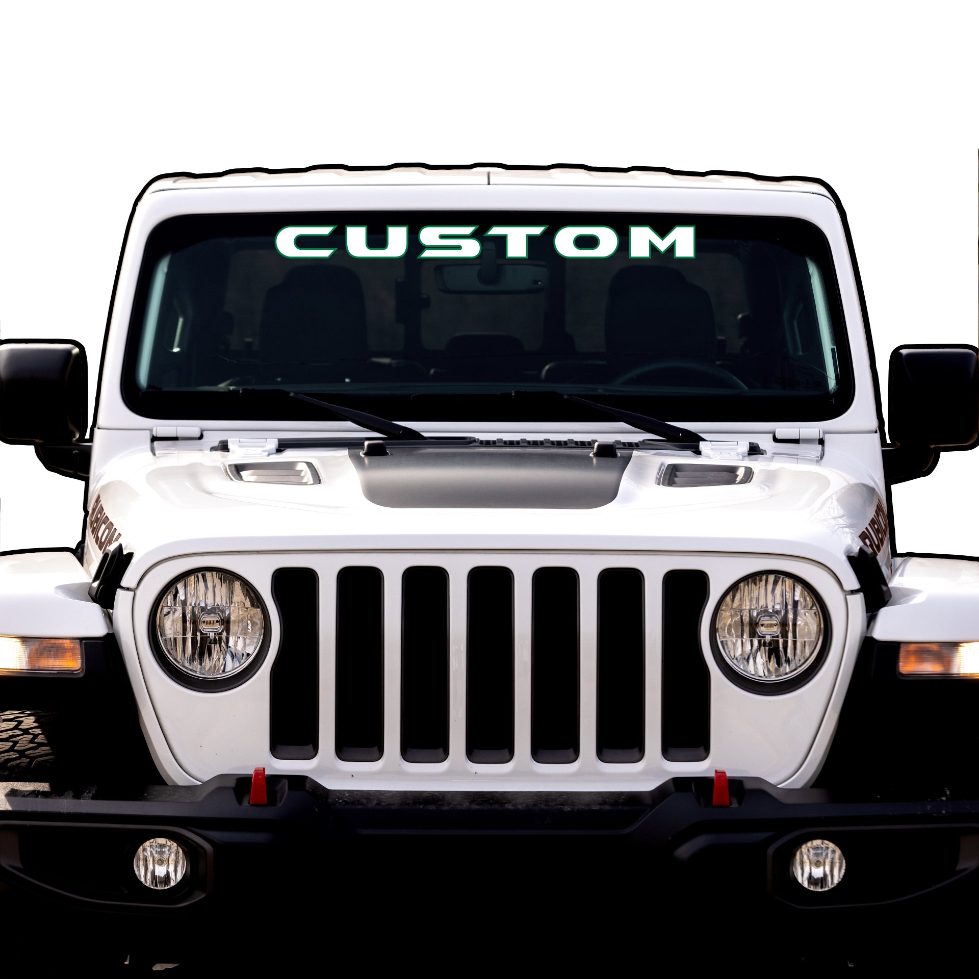 Windshield Lettering