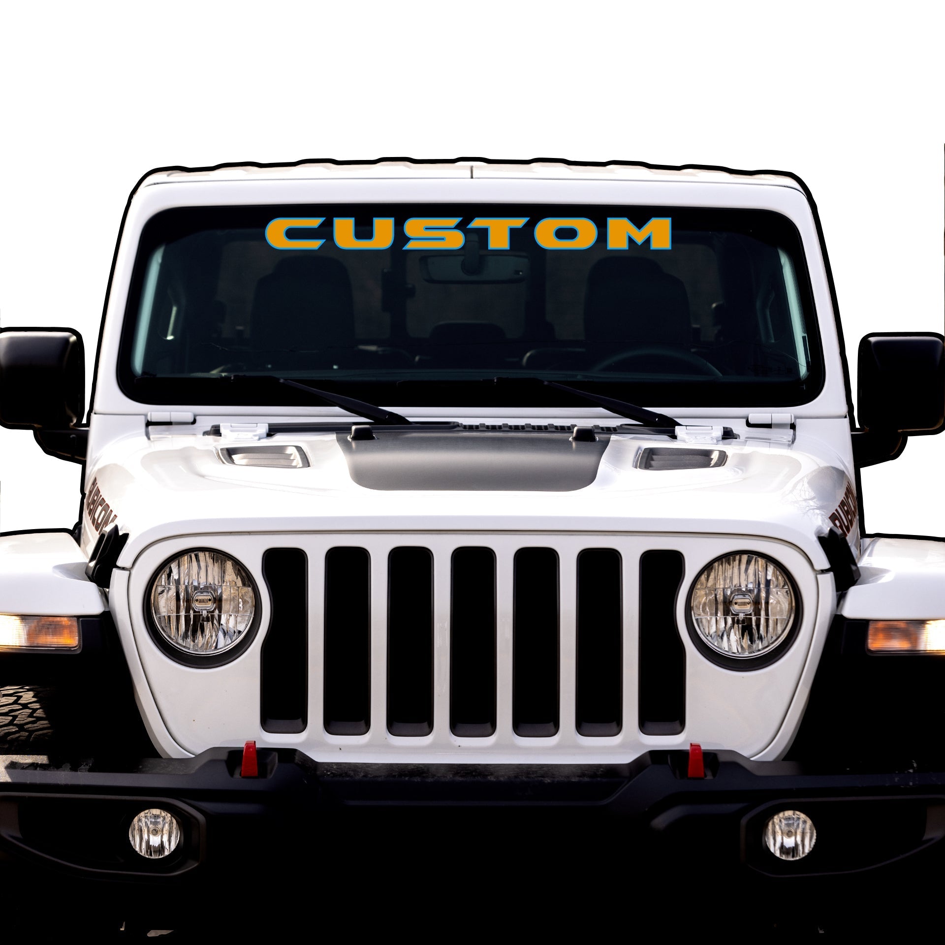 Windshield Lettering