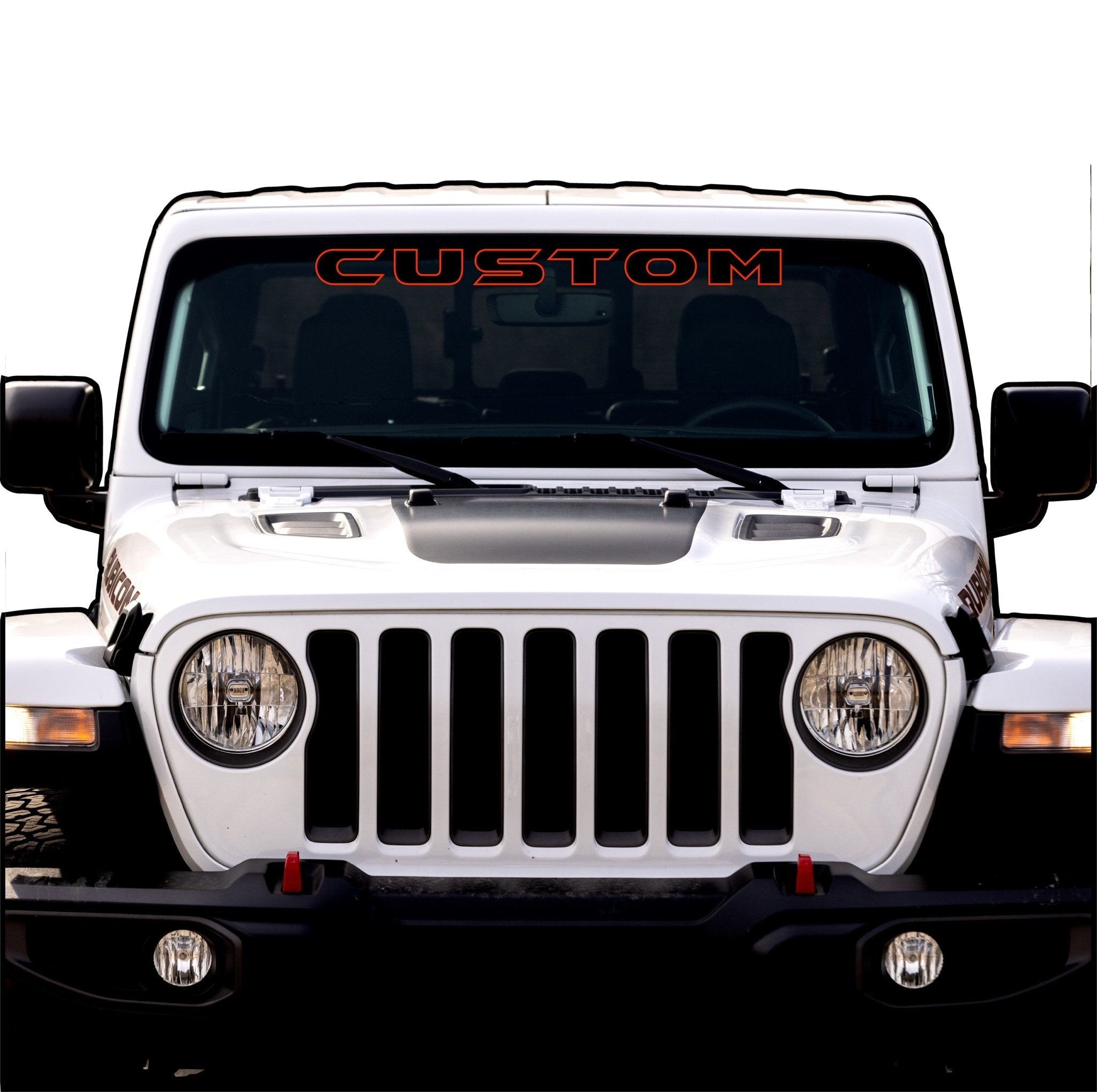 Windshield Lettering