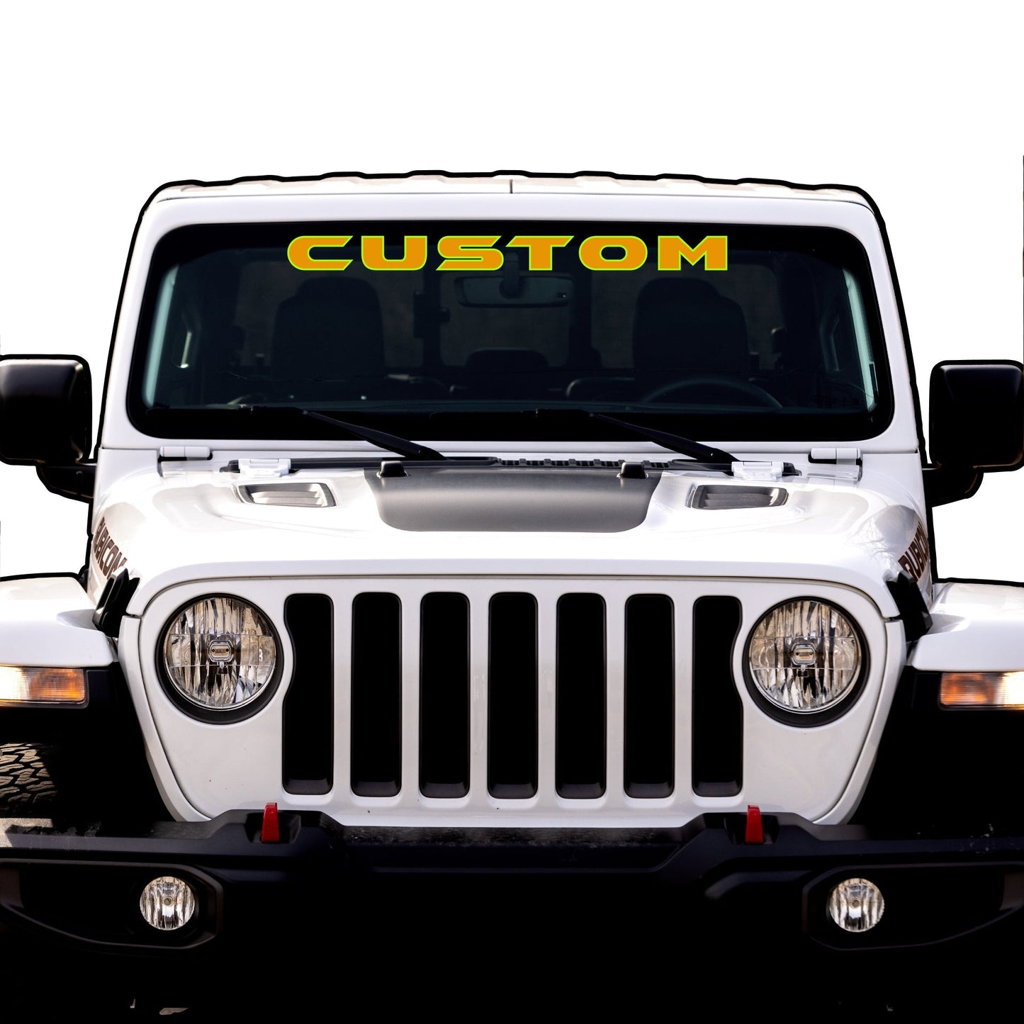 Windshield Lettering