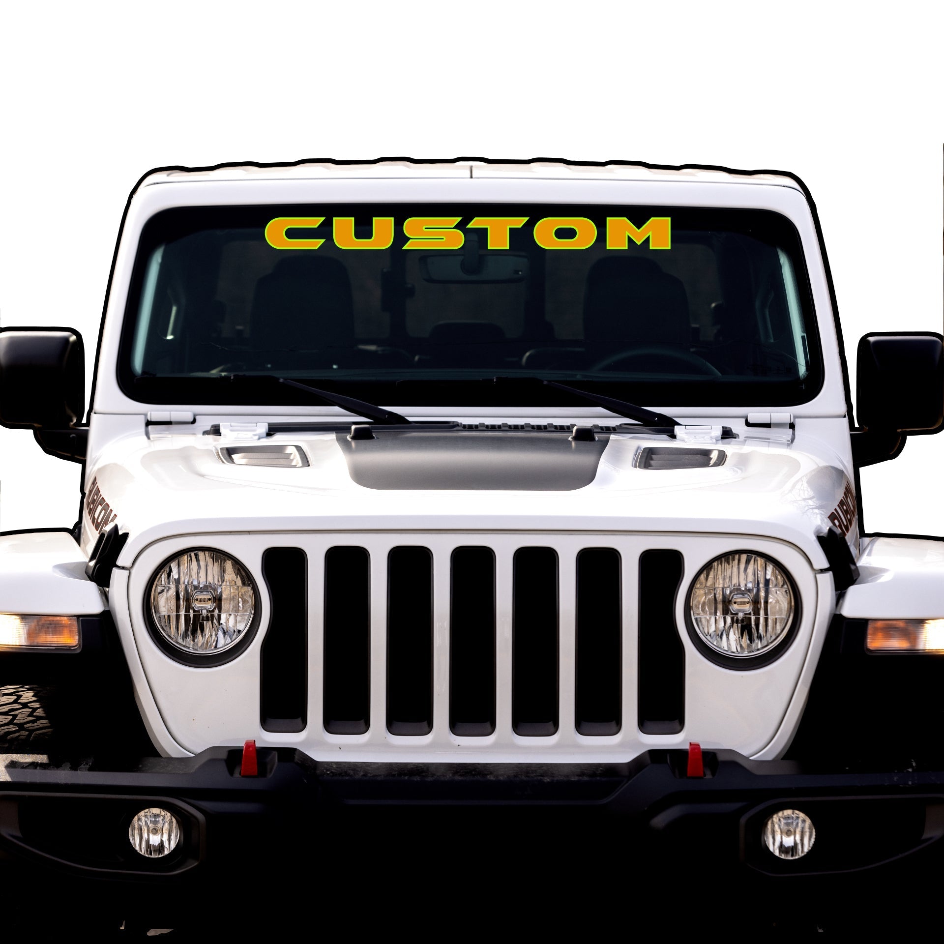 Windshield Lettering