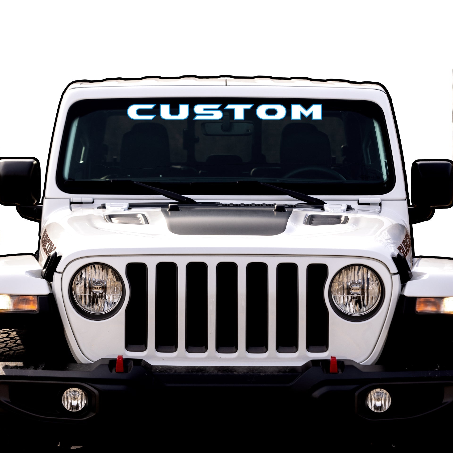 Windshield Lettering