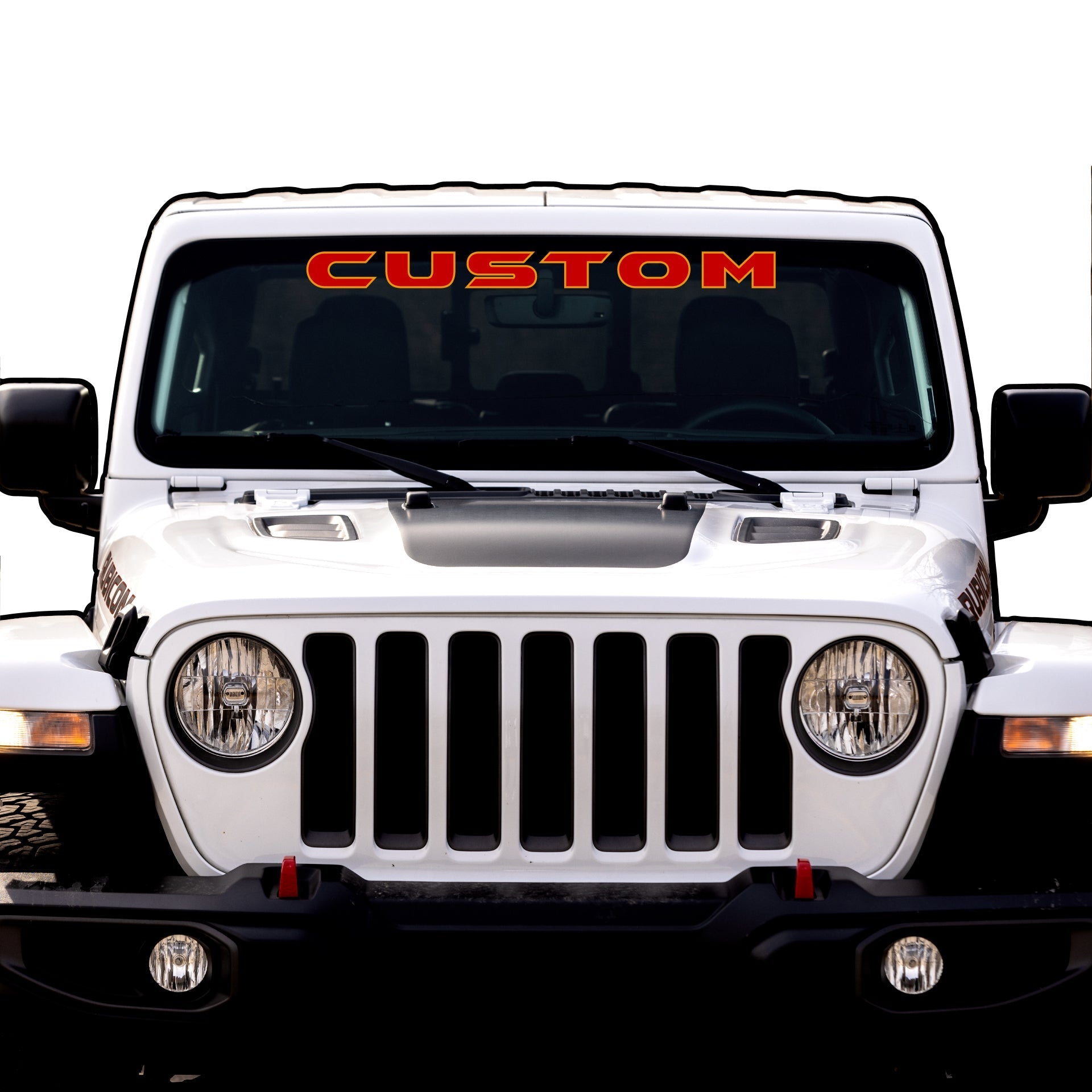 Windshield Lettering