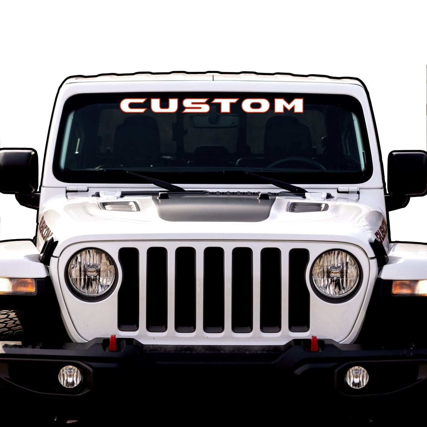 Windshield Lettering