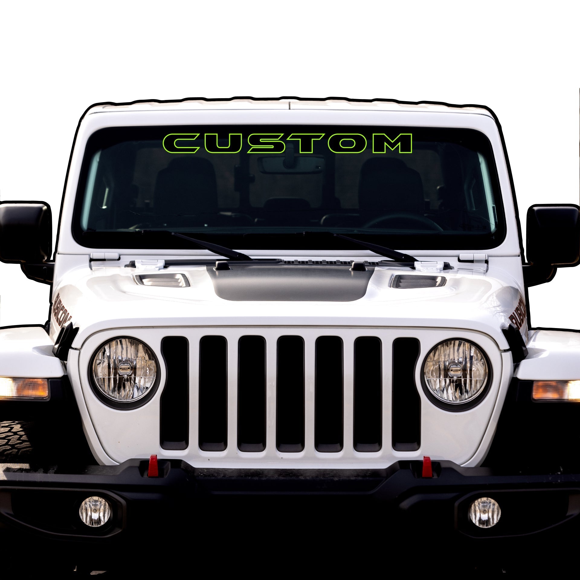 Windshield Lettering