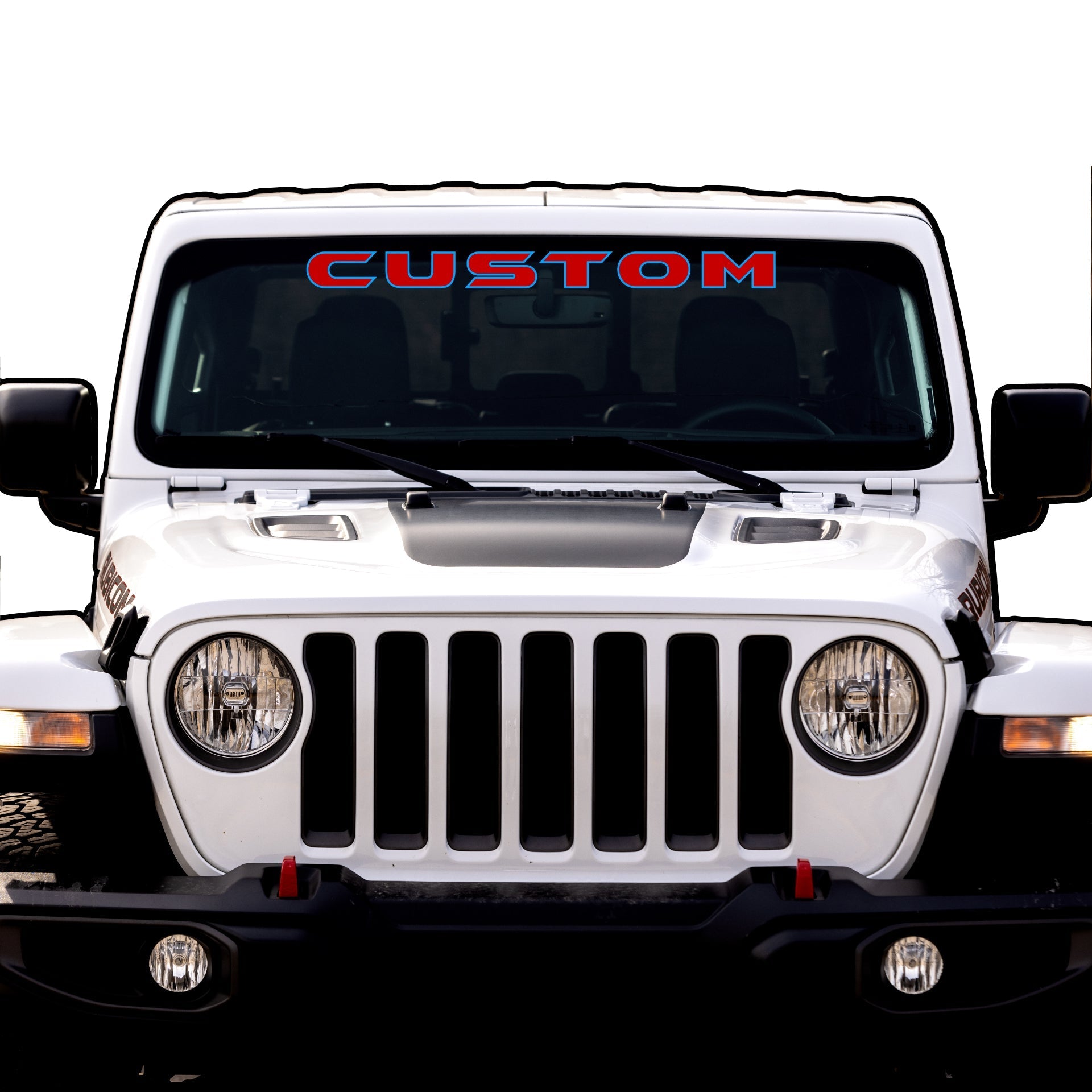 Windshield Lettering