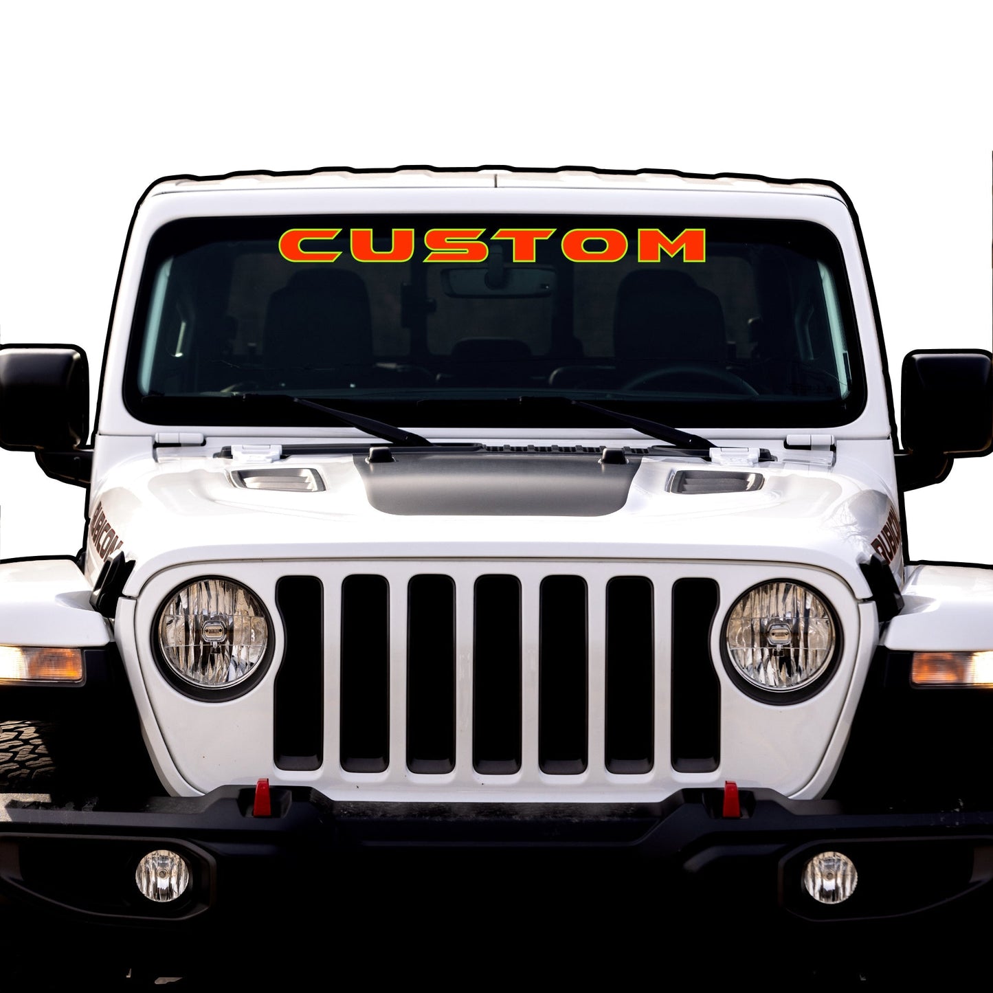 Windshield Lettering