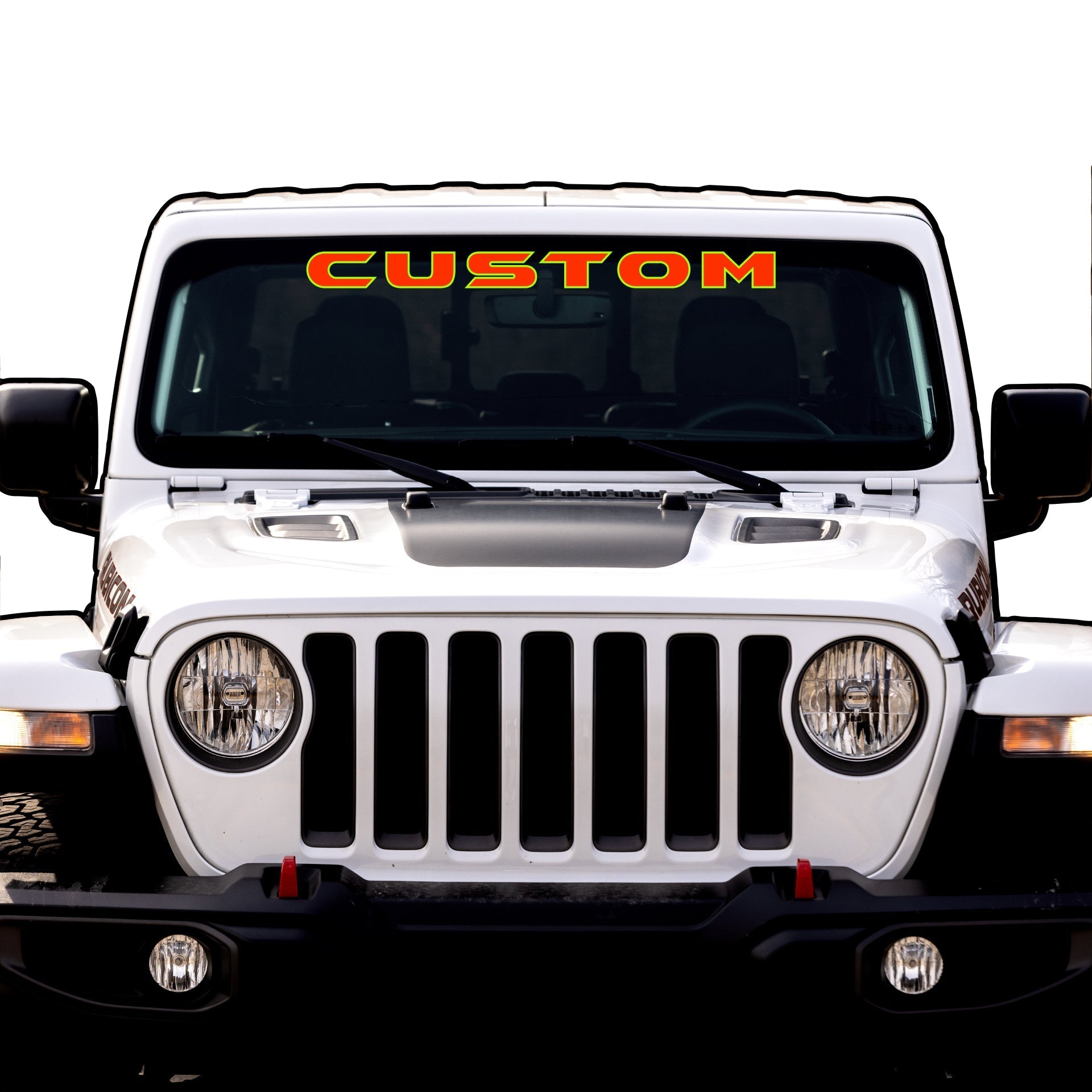 Windshield Lettering