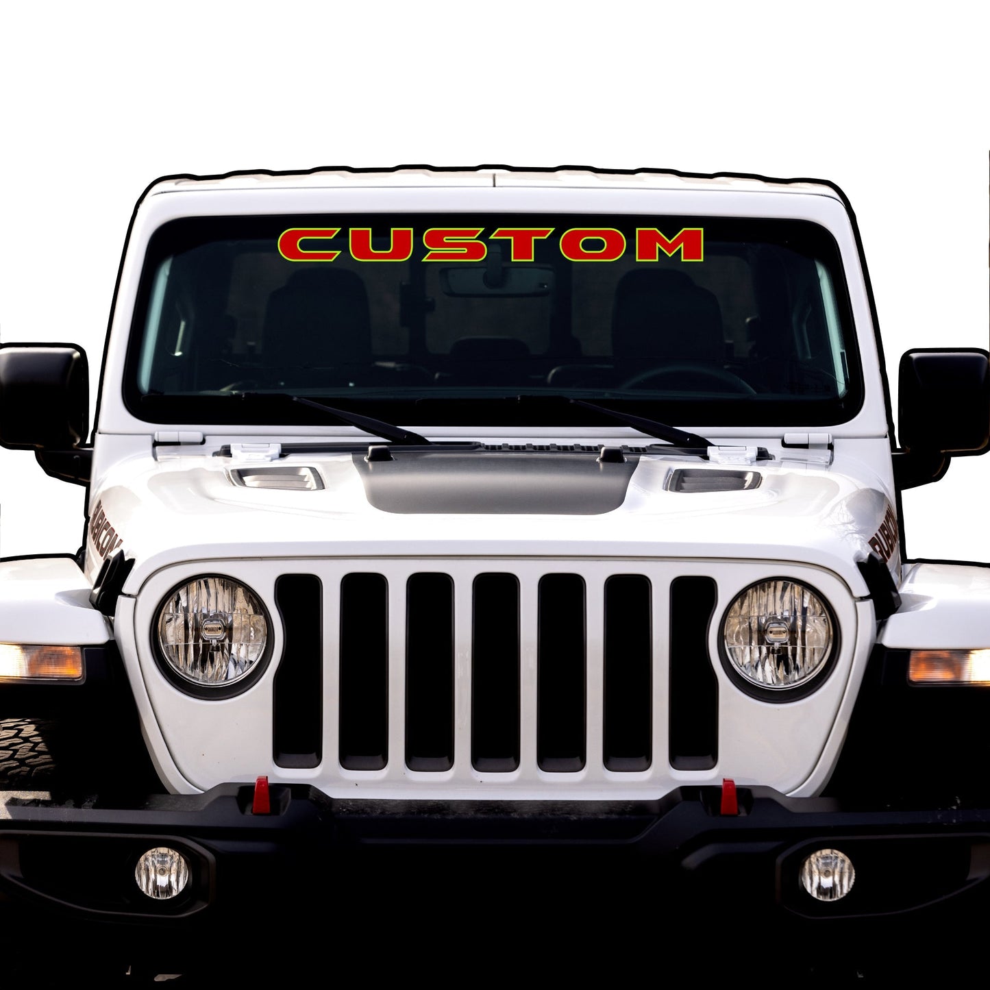 Windshield Lettering