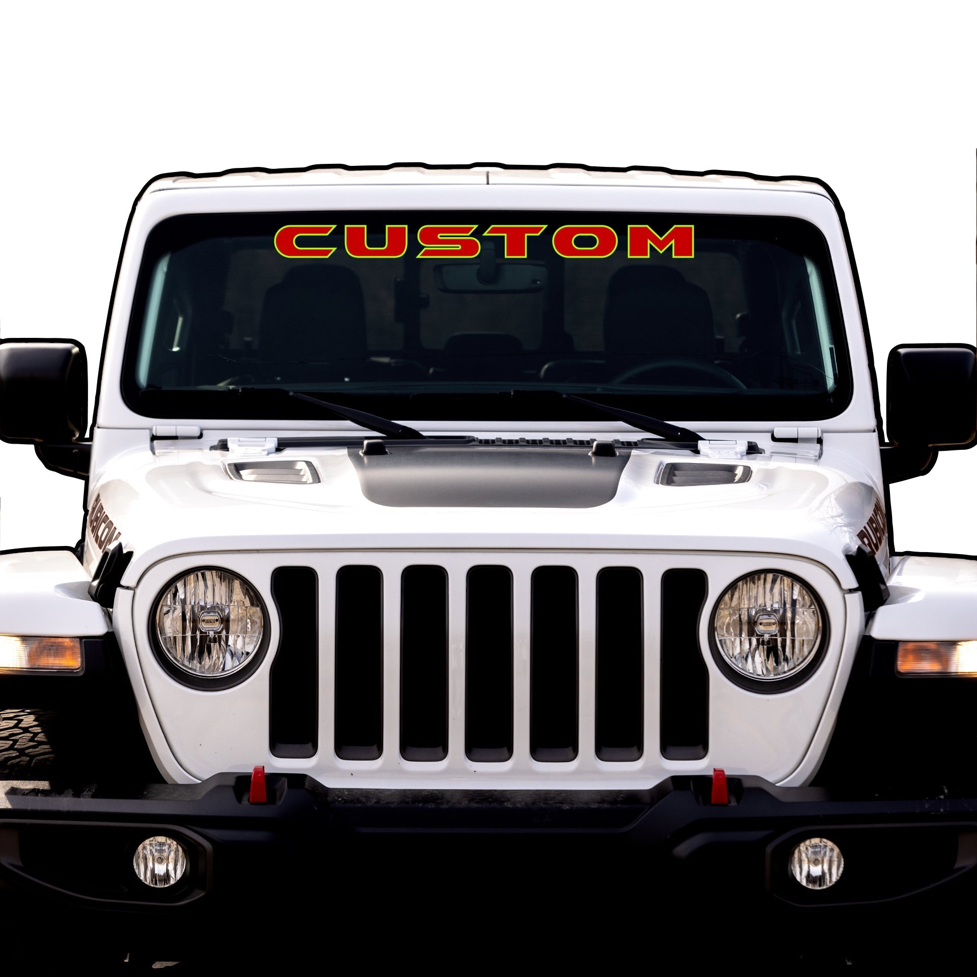 Windshield Lettering