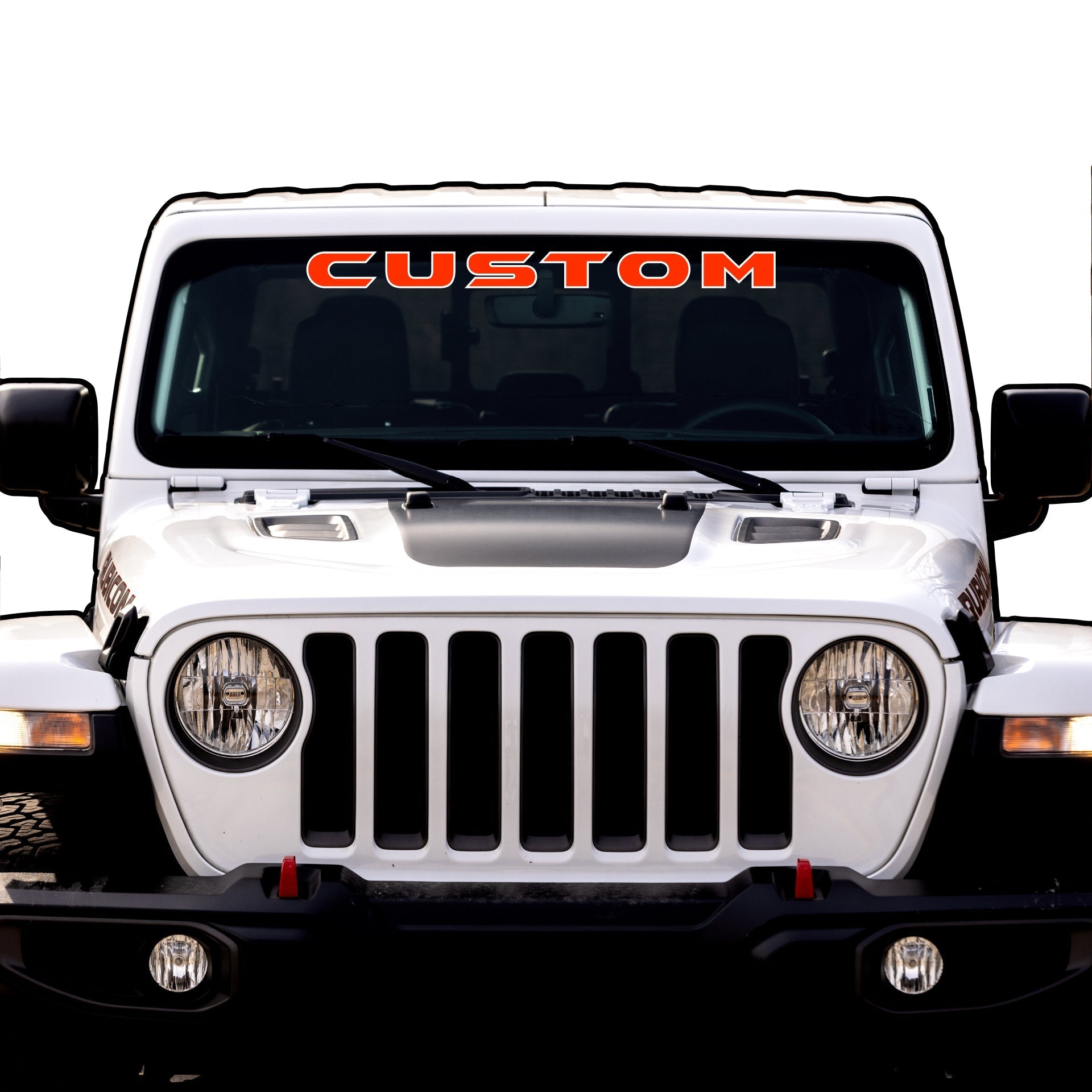 Windshield Lettering