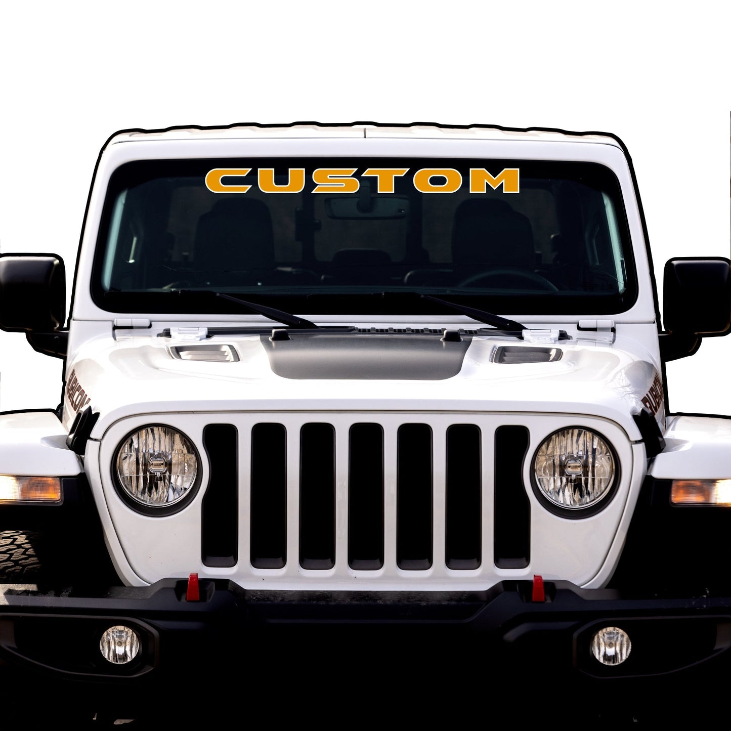 Windshield Lettering