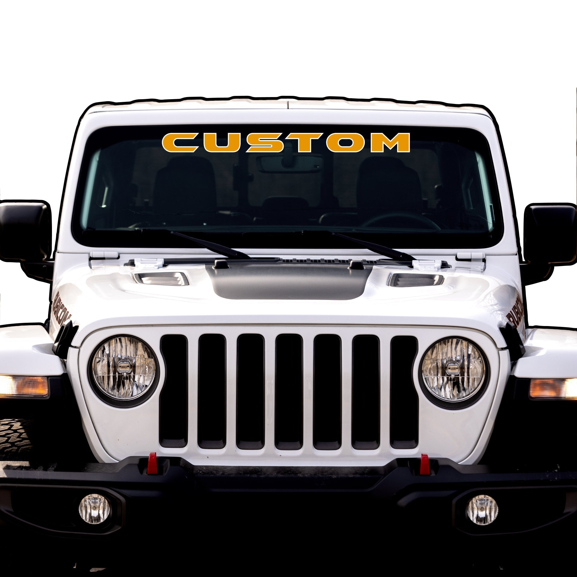 Windshield Lettering