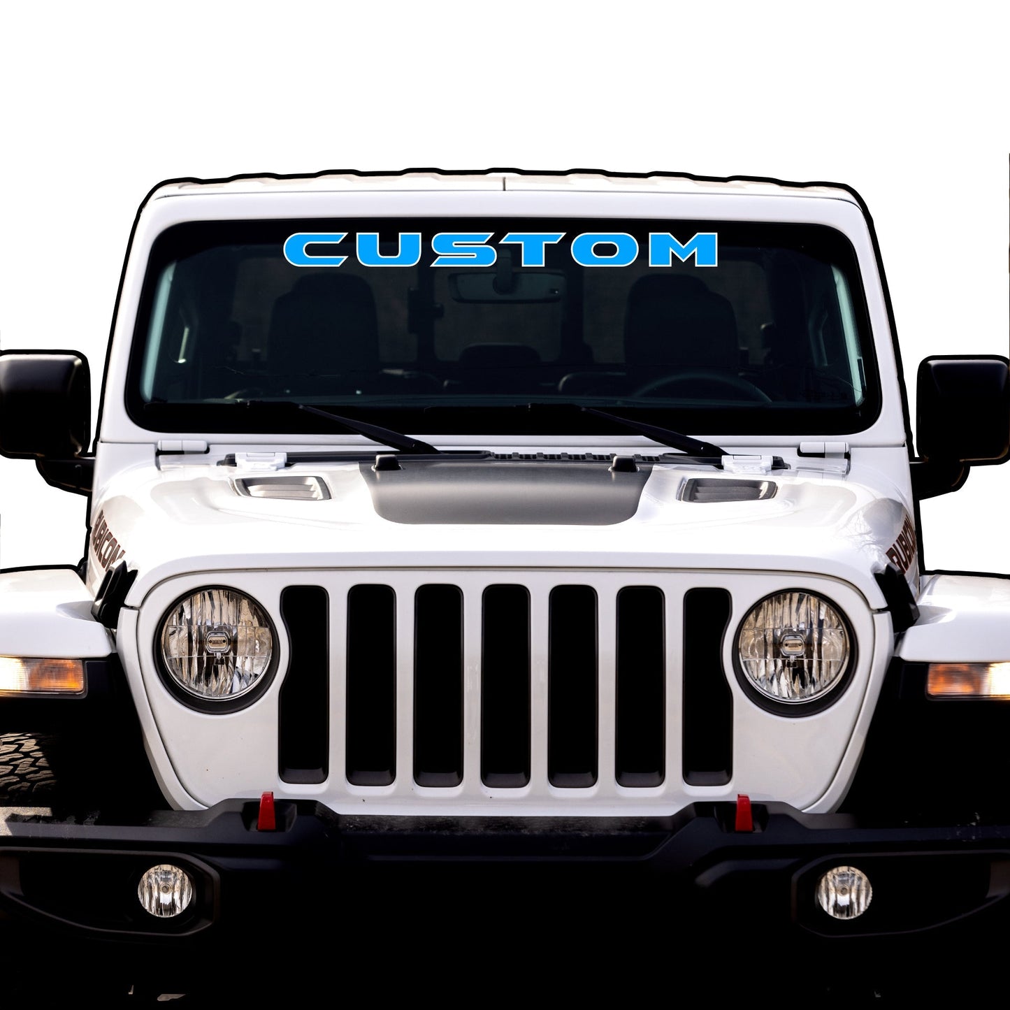 Windshield Lettering