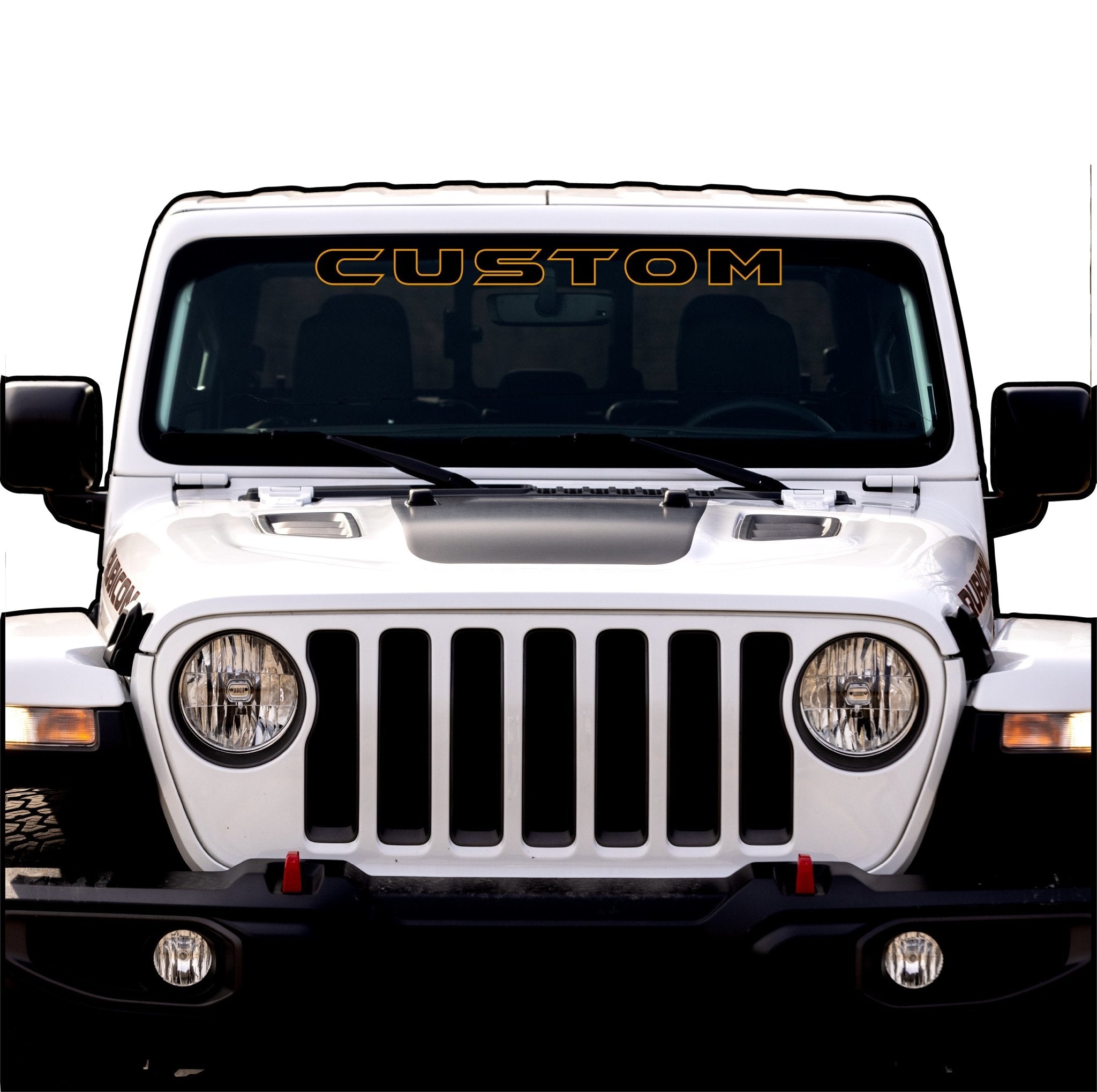 Windshield Lettering