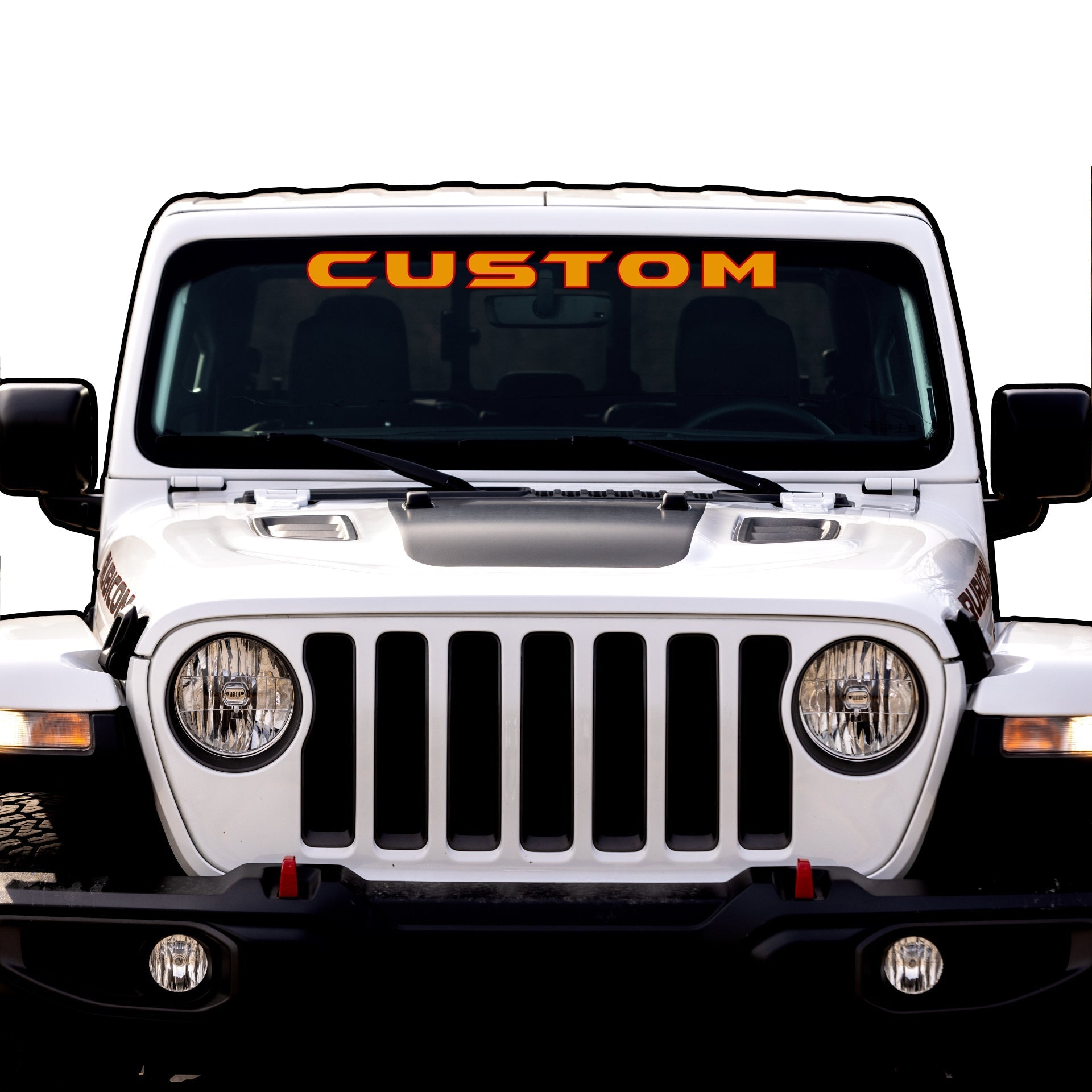 Windshield Lettering