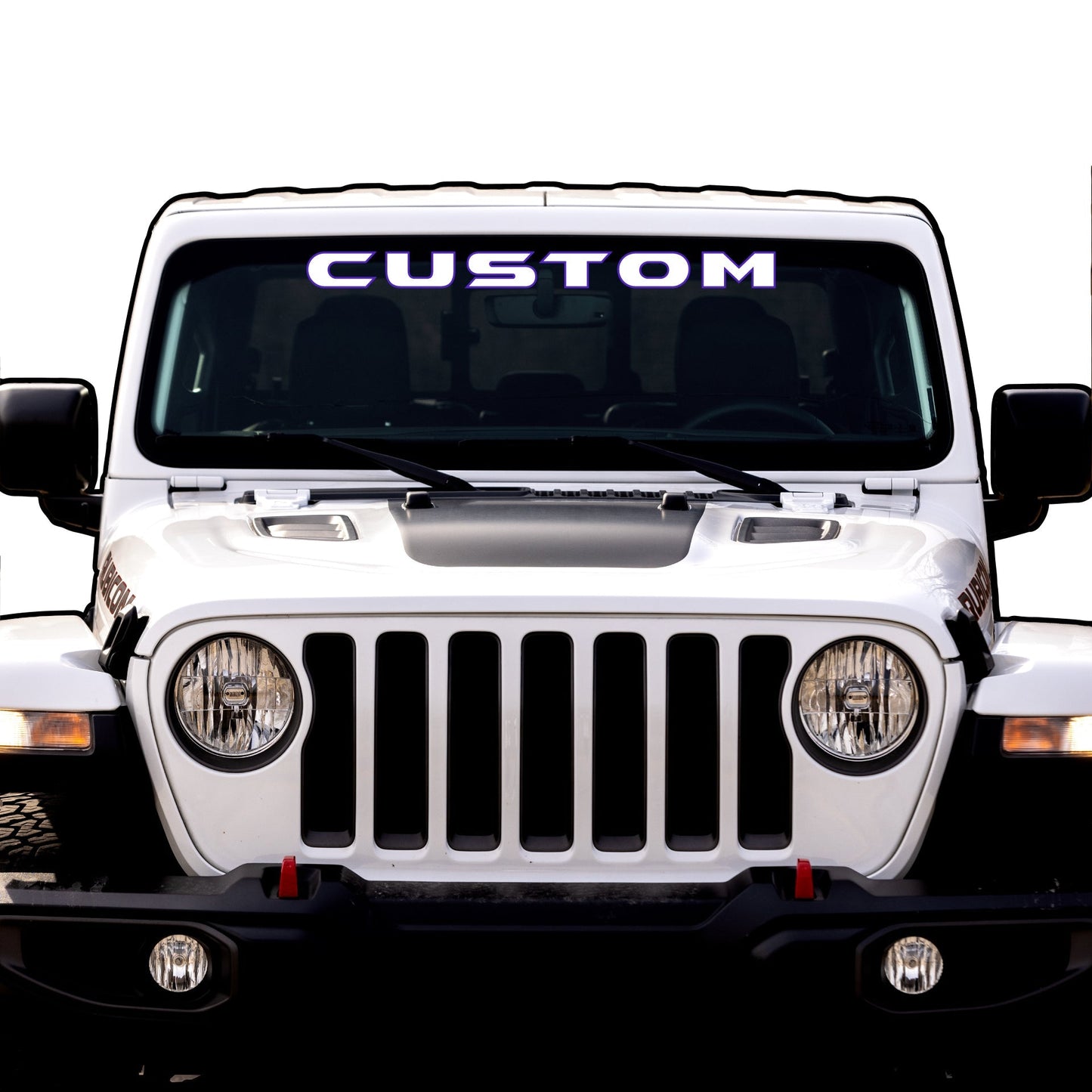 Windshield Lettering