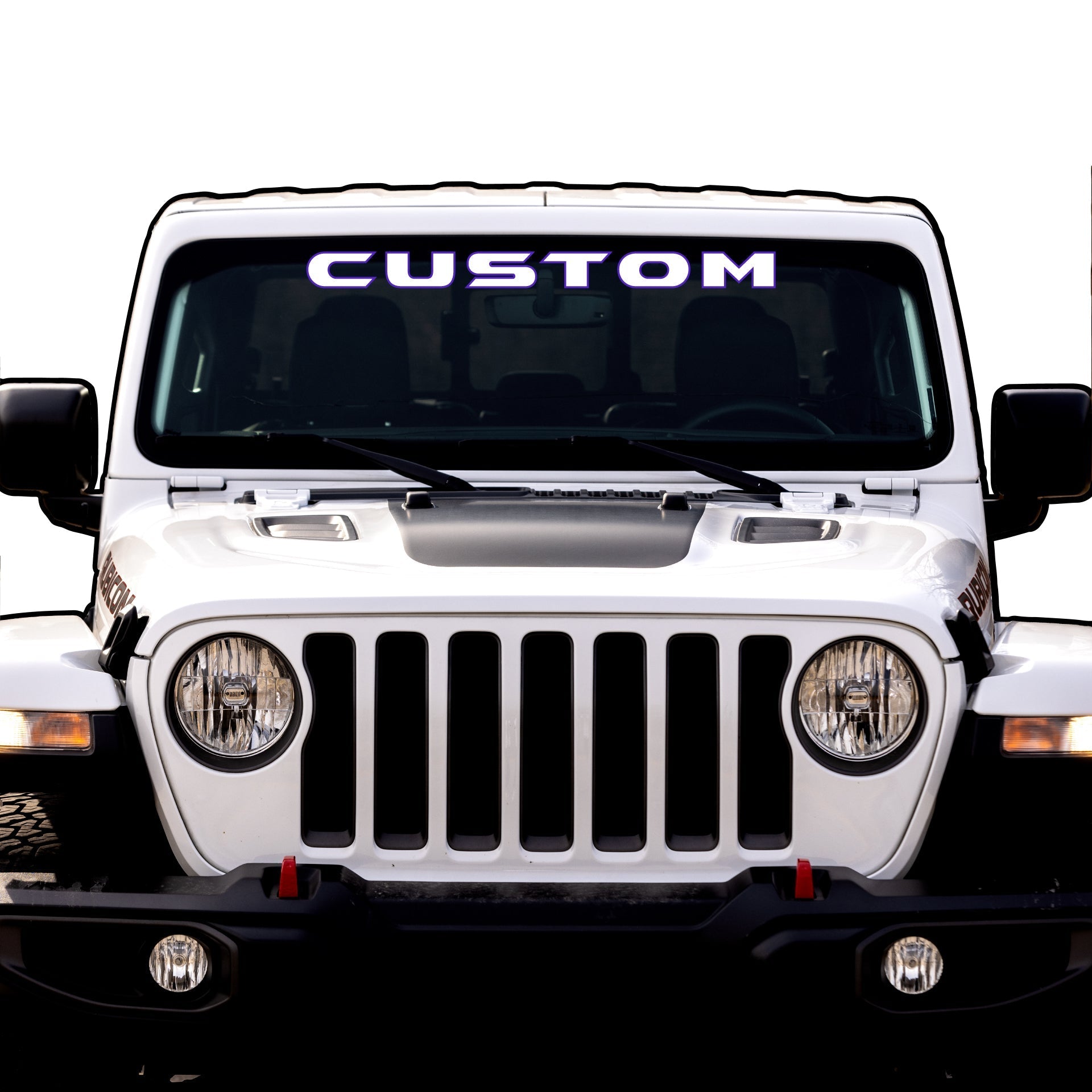 Windshield Lettering