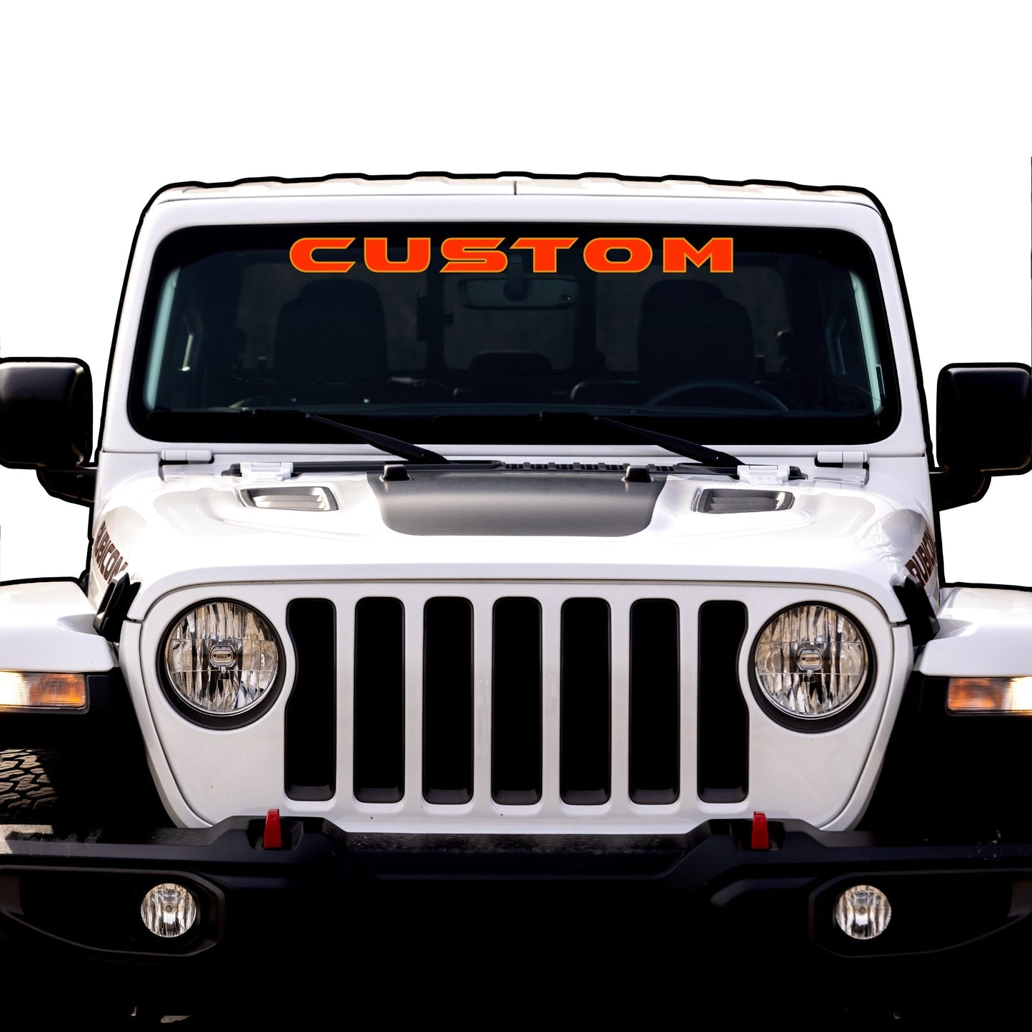 Windshield Lettering