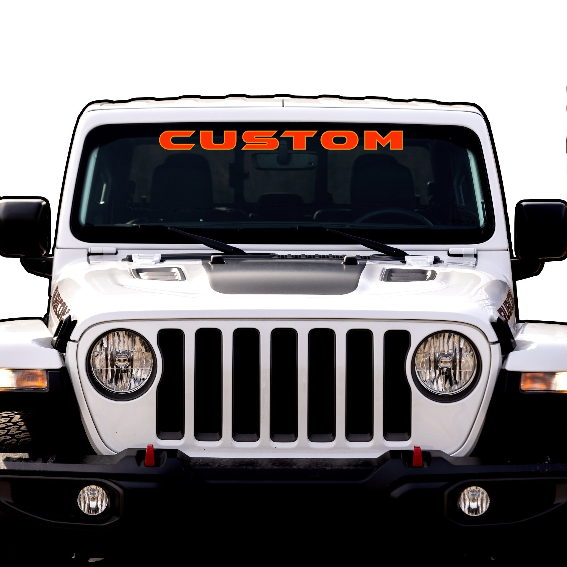 Windshield Lettering