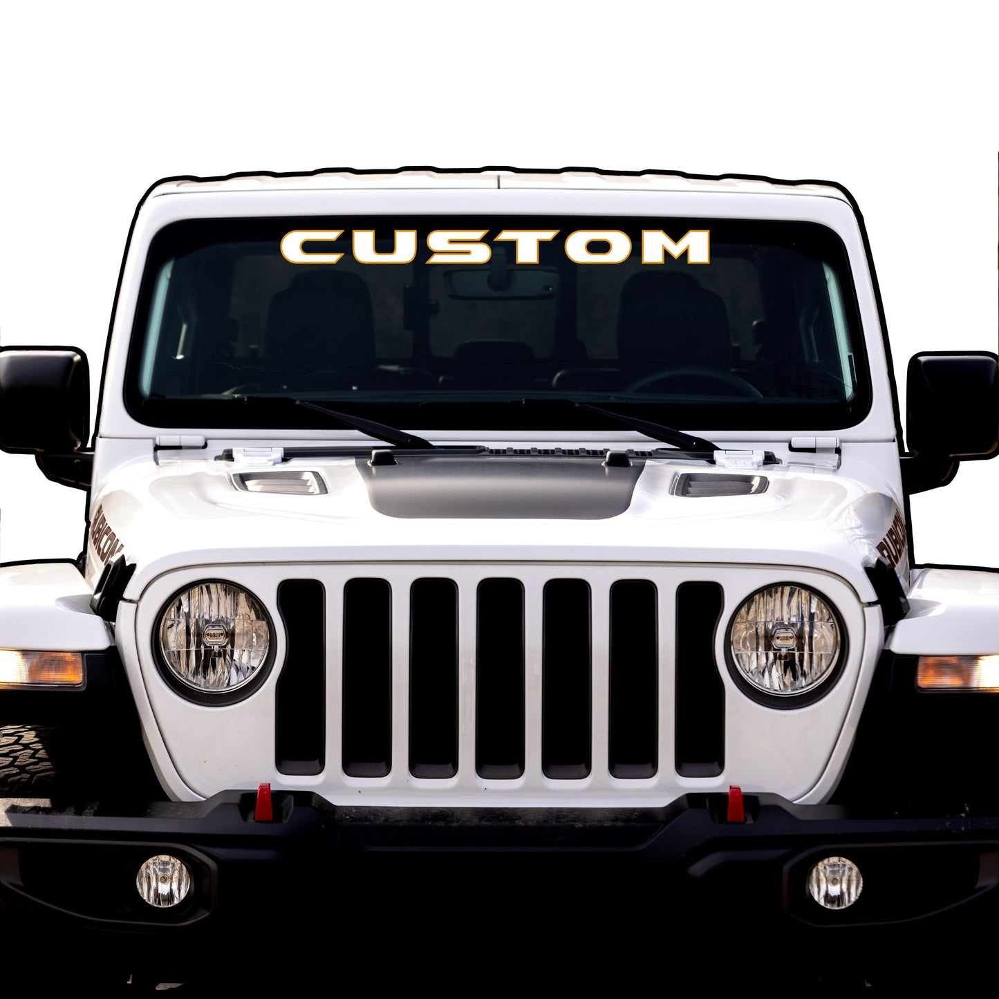 Windshield Lettering