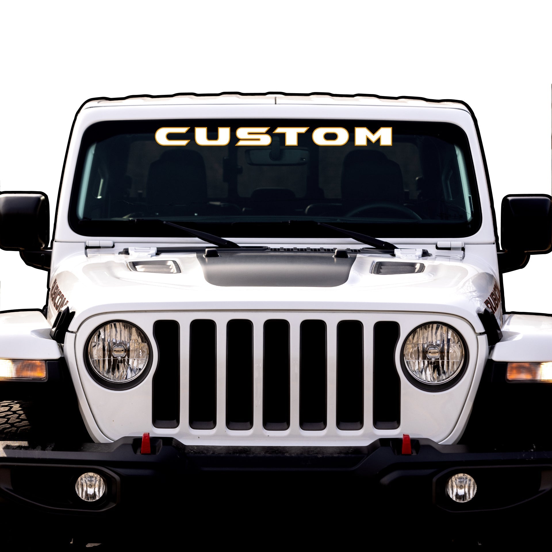 Windshield Lettering