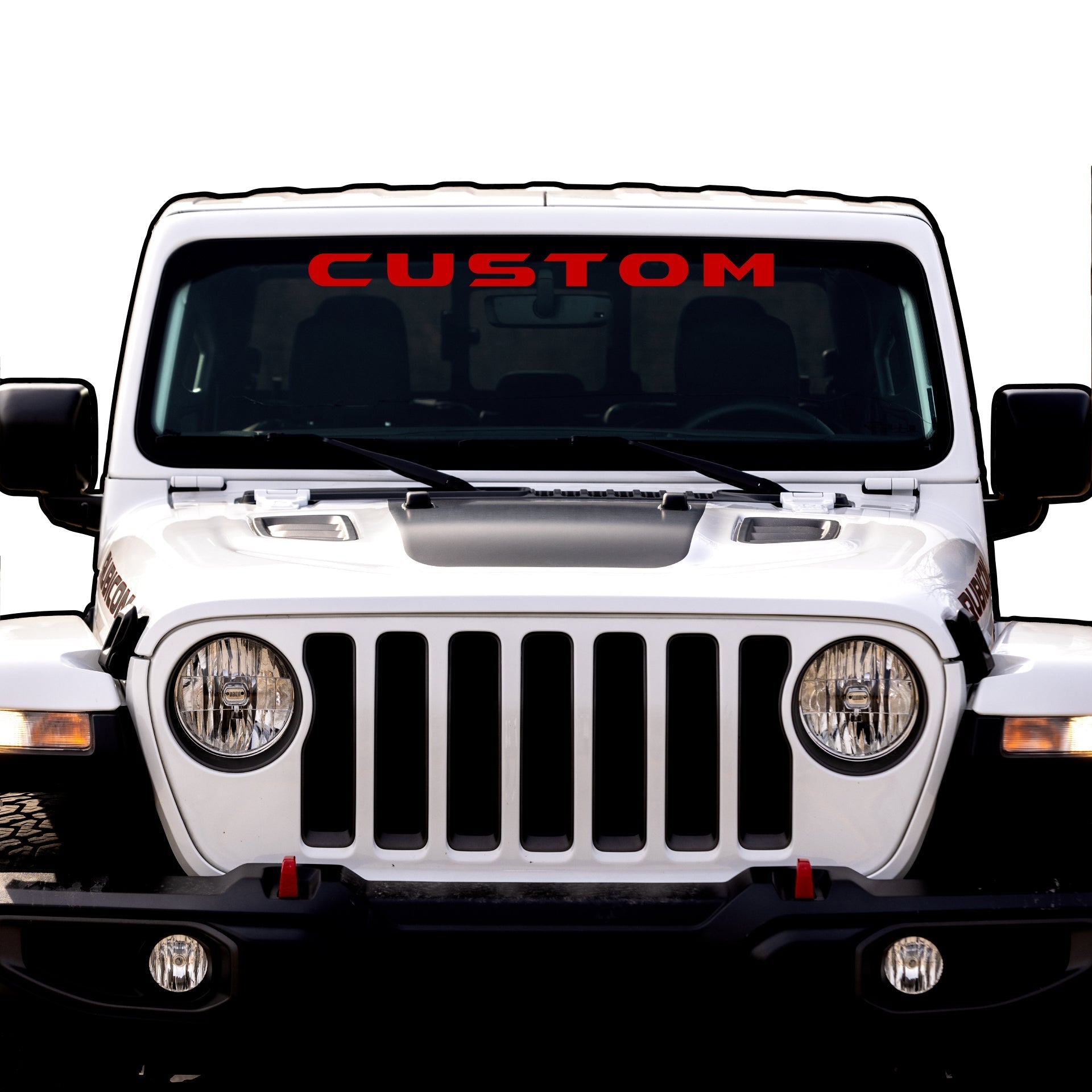 Windshield Lettering