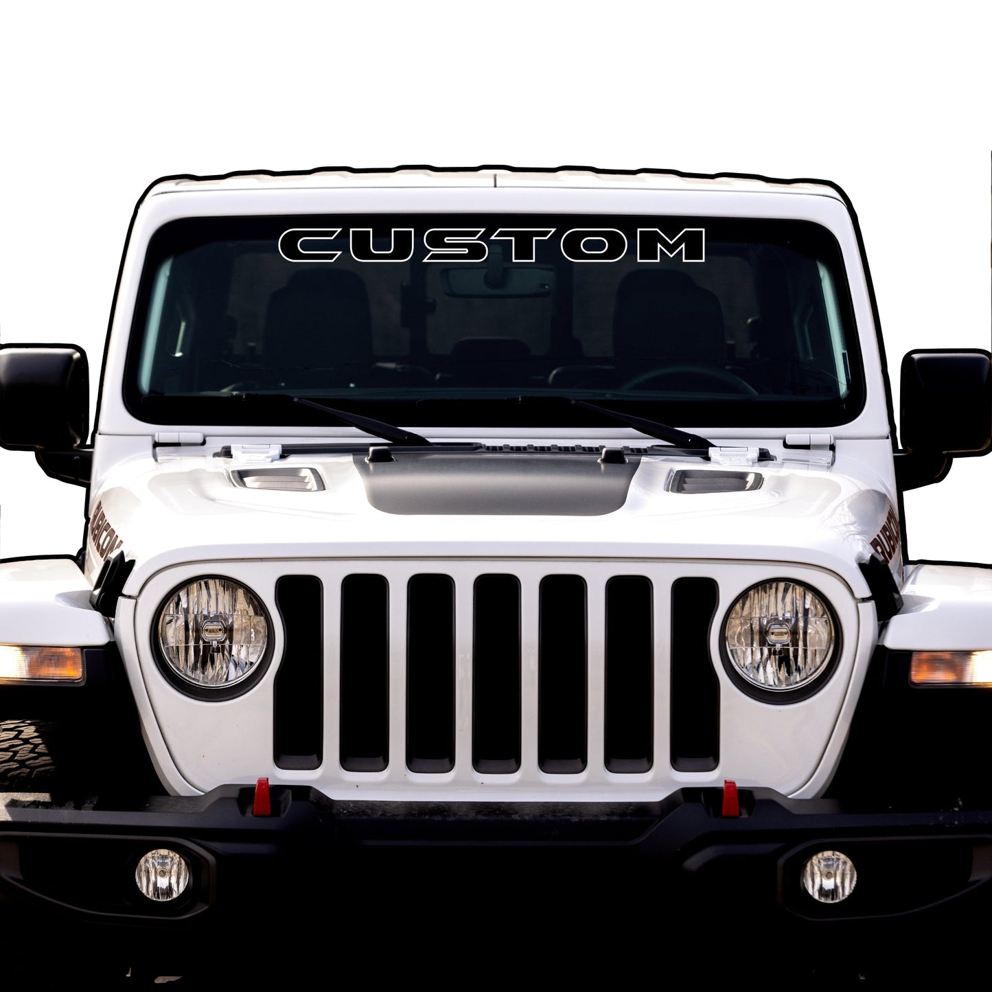 Windshield Lettering