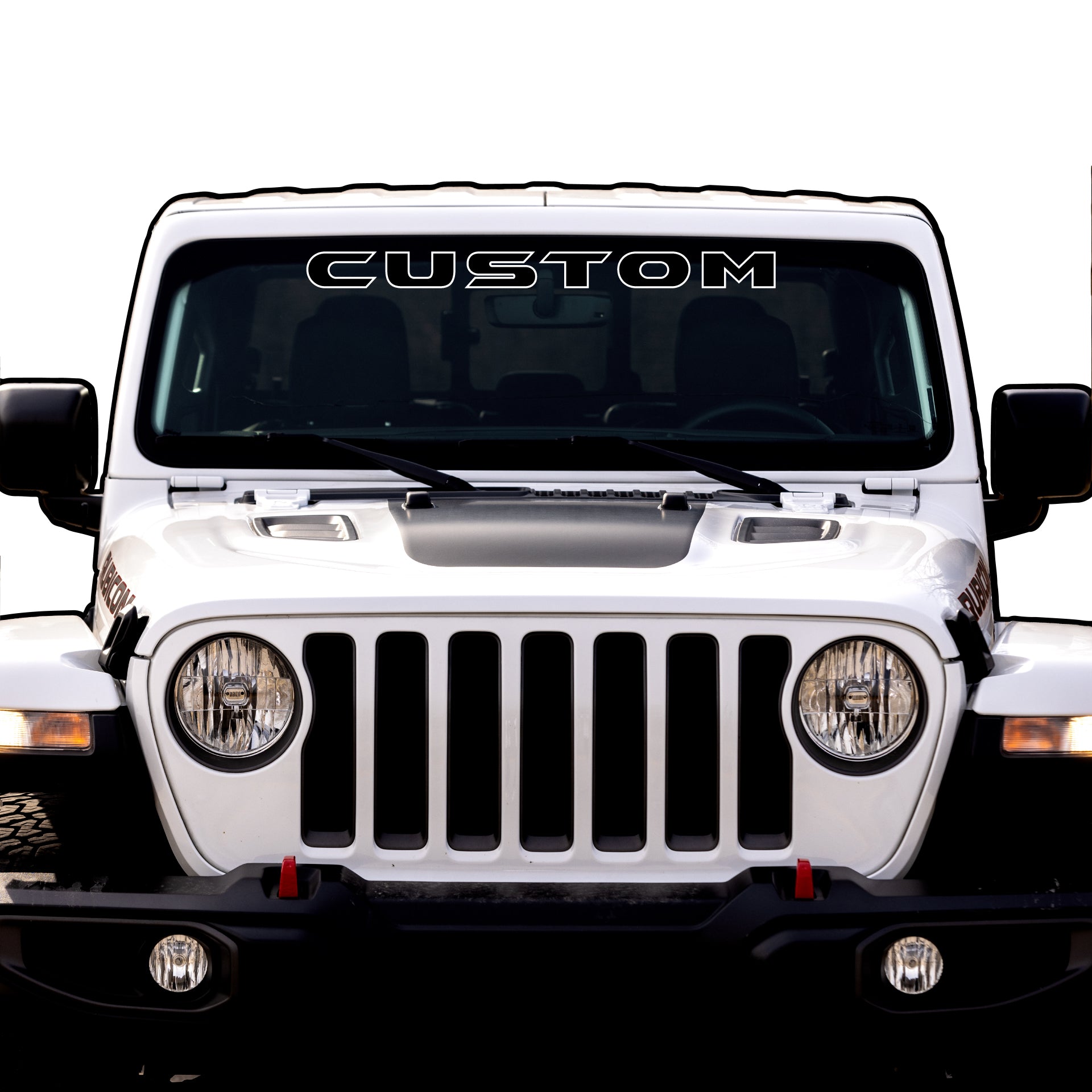 Windshield Lettering