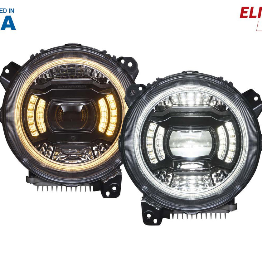 [Diode Dynamics] Elite LED Headlights for 2018-2026 Jeep JL Wrangler
