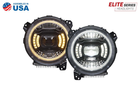 [Diode Dynamics] Elite LED Headlights for 2018-2026 Jeep JL Wrangler