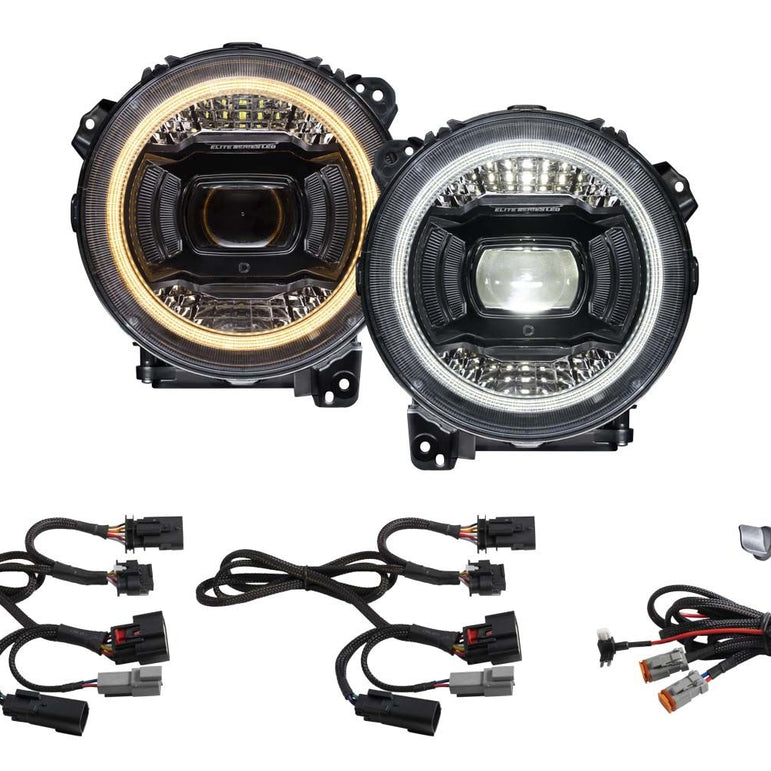 [Diode Dynamics] Elite LED Headlights for 2018-2026 Jeep JL Wrangler