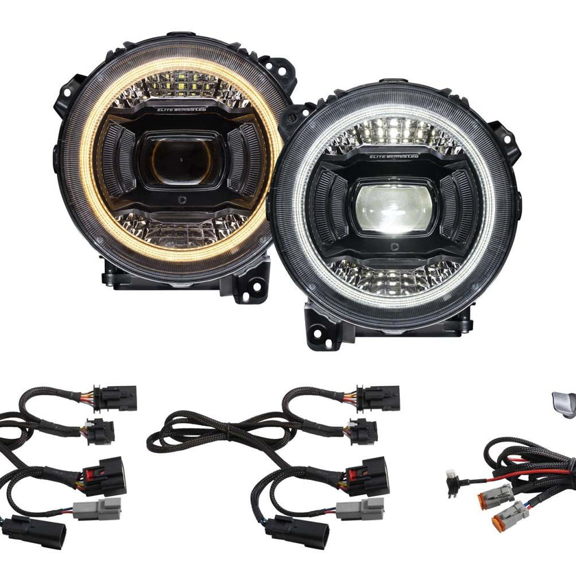 [Diode Dynamics] Elite LED Headlights for 2018-2026 Jeep JL Wrangler