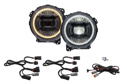 [Diode Dynamics] Elite LED Headlights for 2018-2026 Jeep JL Wrangler