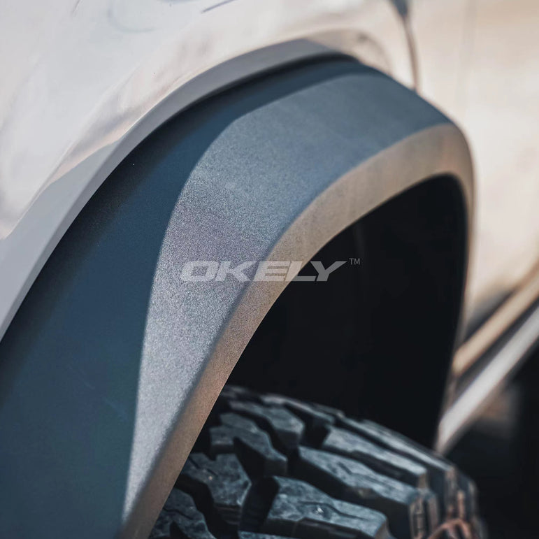 Slim Square-Top Fender Flares *OEM Grainy Textured | Bronco Heritage/Everglades 2021–2026