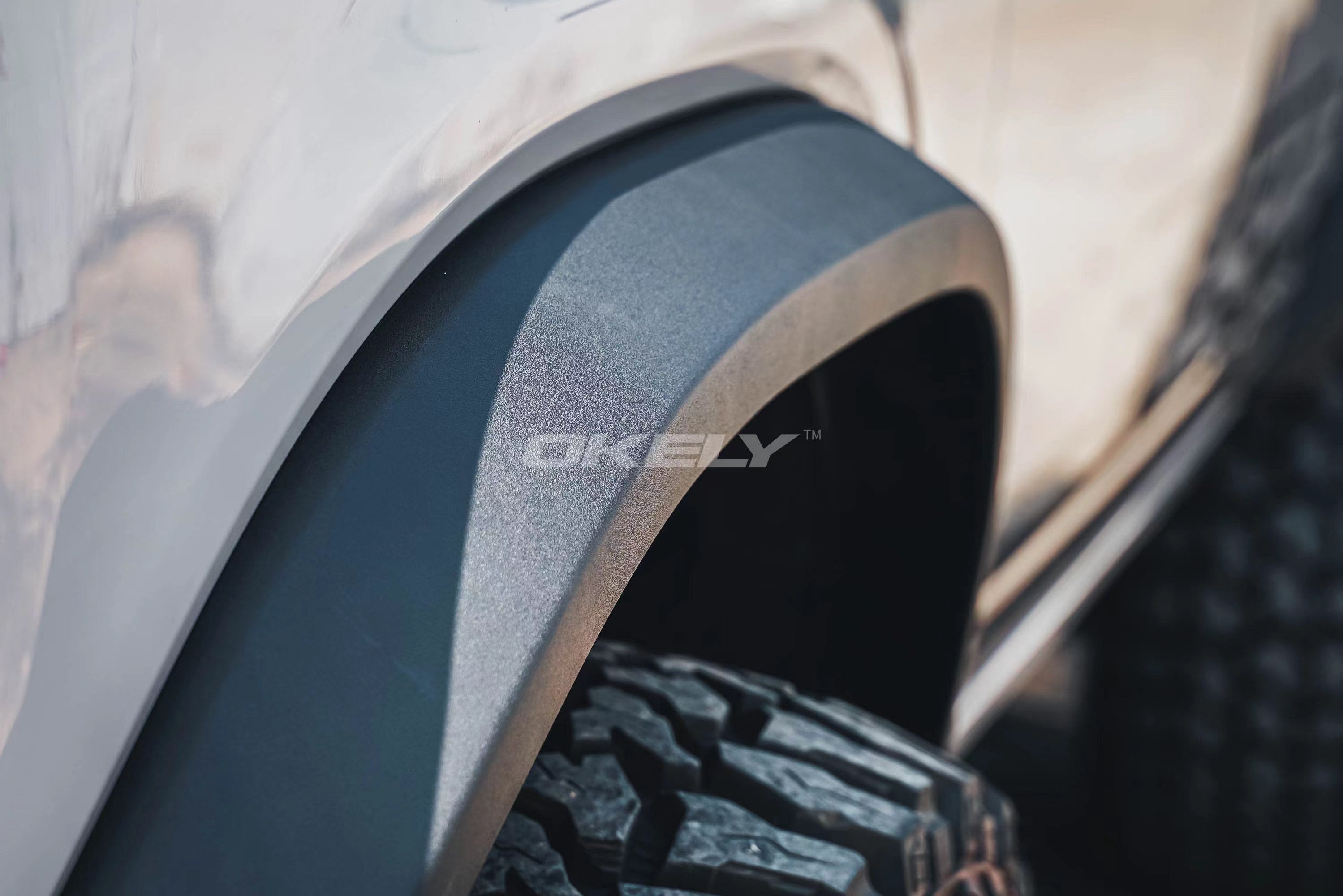 Slim Square-Top Fender Flares *OEM Grainy Textured | Bronco Heritage/Everglades 2021–2026