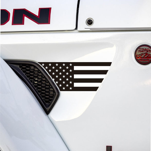 Fender Vent Decal Set | American Flag - fits Wrangler JL & Gladiator JT