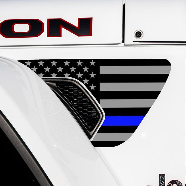 Fender Vent Decal Set | American Flag - fits Wrangler JL & Gladiator JT