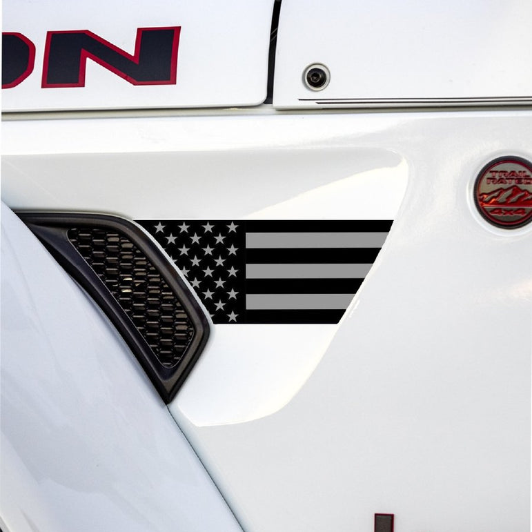 Fender Vent Decal Set | American Flag - fits Wrangler JL & Gladiator JT