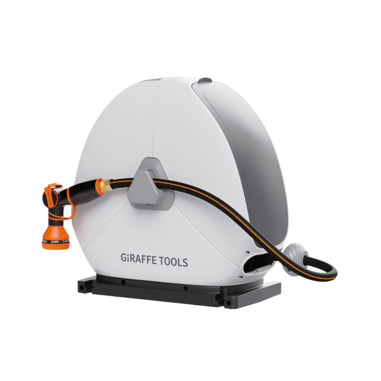 Ground-Mounted Retractable Hose Reel 82ft-130ft