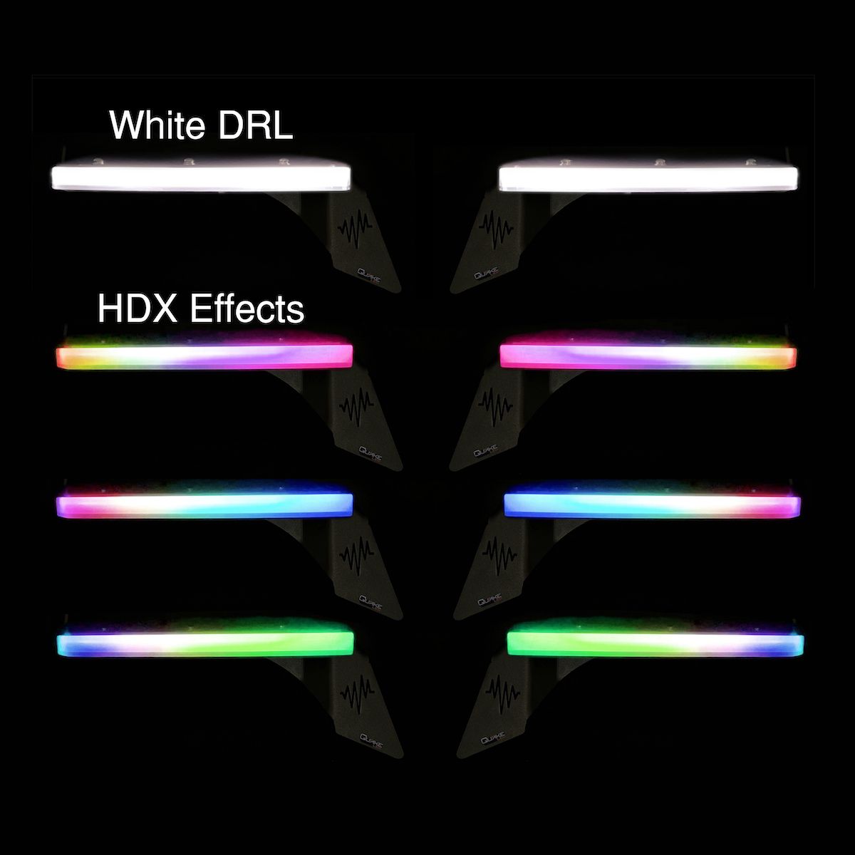 Jeep JL/JT RGB/HDX DRL Fender Chop Kit w/Sequential Turns Side Markers