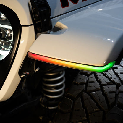 Jeep JL/JT RGB/HDX DRL Fender Chop Kit w/Sequential Turns Side Markers