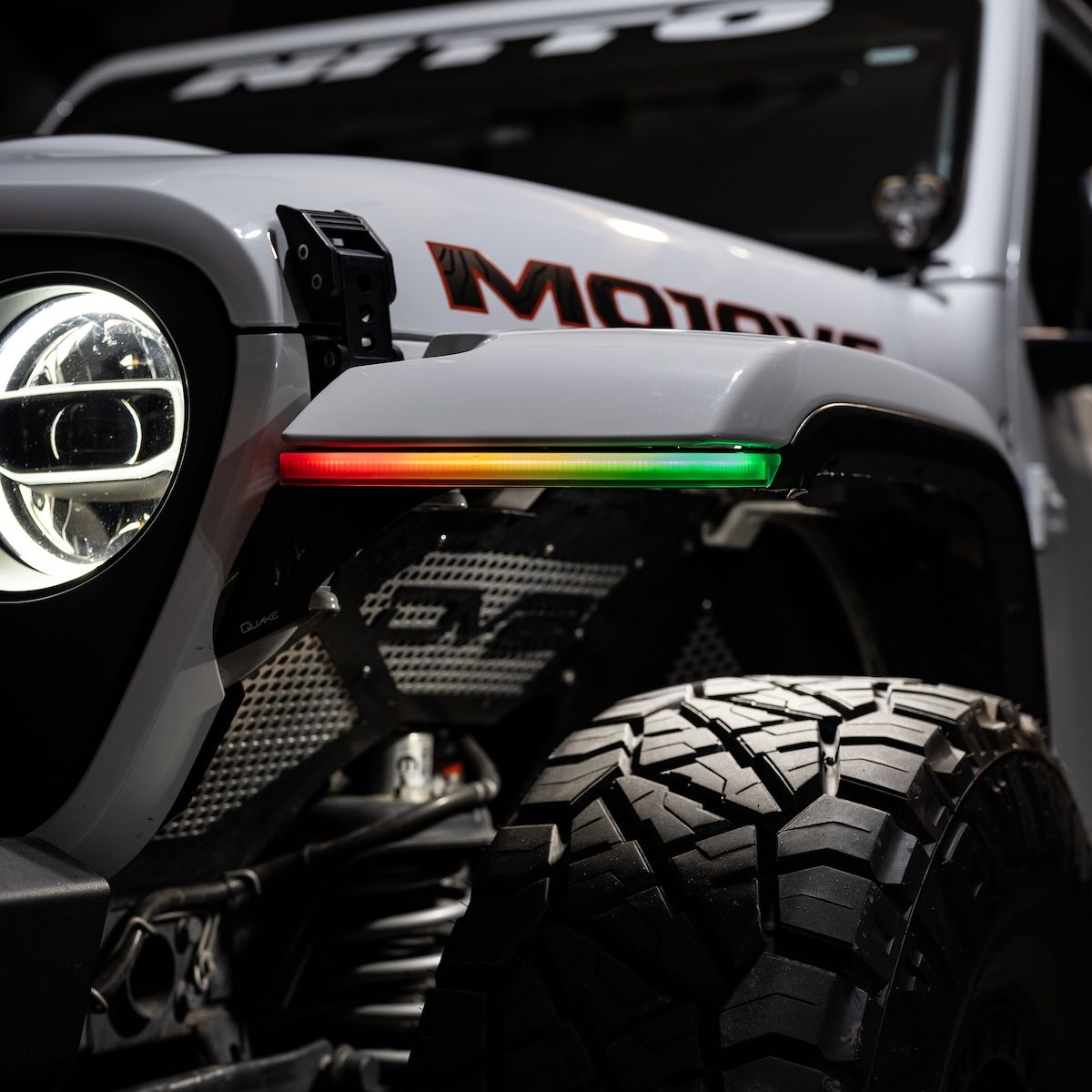Jeep JL/JT RGB/HDX DRL Fender Chop Kit w/Sequential Turns Side Markers