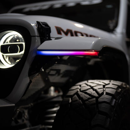 Jeep JL/JT RGB/HDX DRL Fender Chop Kit w/Sequential Turns Side Markers