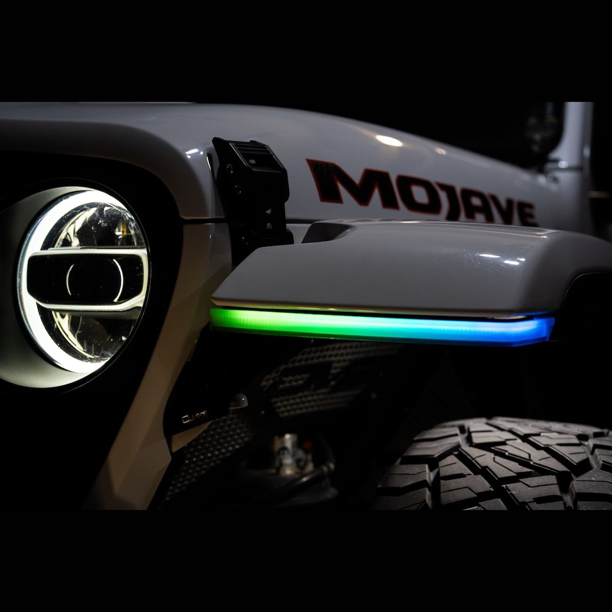 Jeep JL/JT RGB/HDX DRL Fender Chop Kit w/Sequential Turns Side Markers