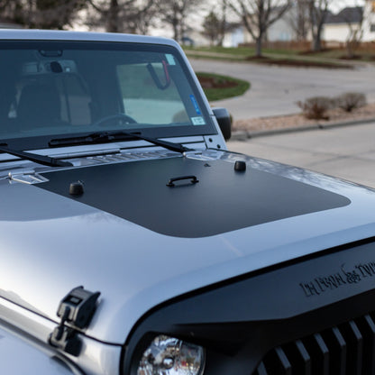 Hood Graphic for Wrangler JK | Matte Black