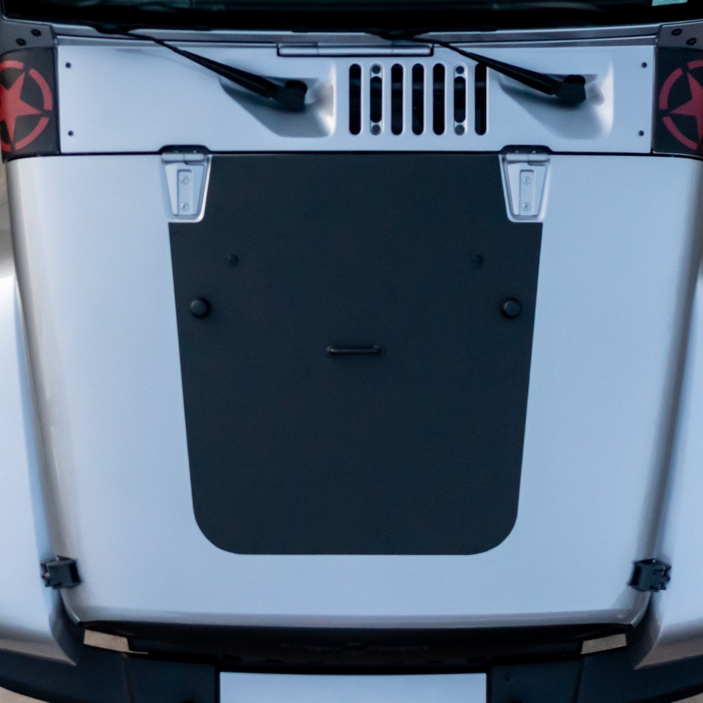 Hood Graphic for Wrangler JK | Matte Black