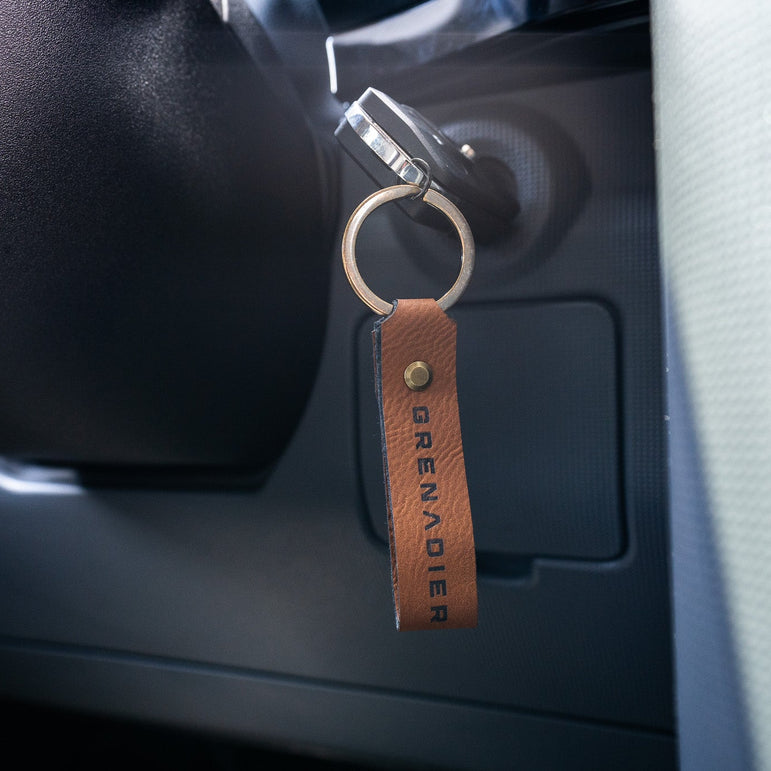 Premium Laser-Engraved Leatherette Keychain - 2024+ Grenadier